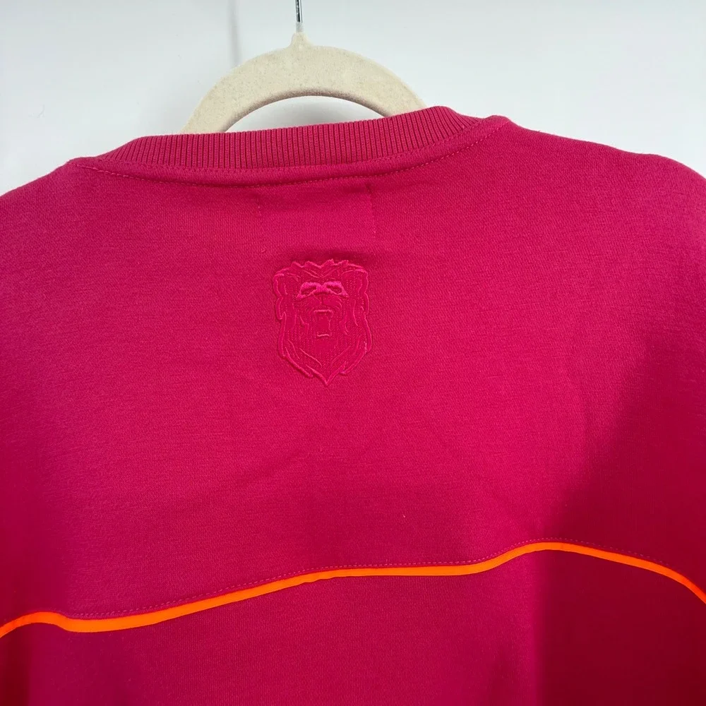 SPERGO Billionaire Pink Orange Crewneck Sweatshirt XL NWT Unisex Streetwear Logo